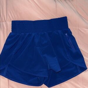 Women's Blue Athletic Shorts